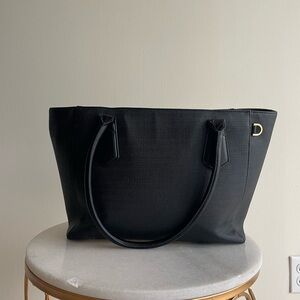 Dagne Dover Black Tote Bag Minimalist Design